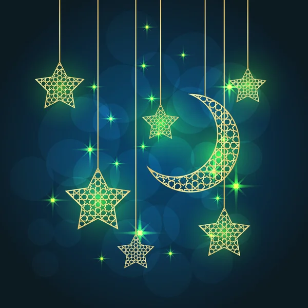 Ramadan greeting card — Stock Vector