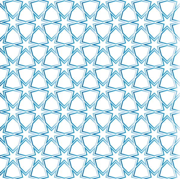 摩洛哥网格装饰无缝 — 图库矢量图片
