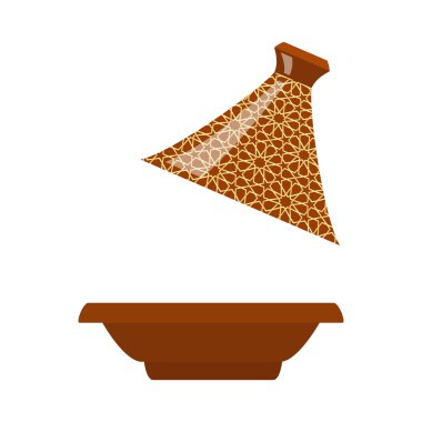 Fas tajine izole