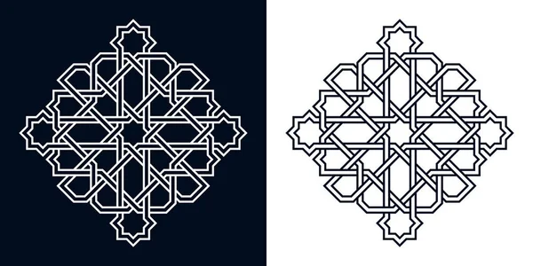 Roseta tradicional islámica — Archivo Imágenes Vectoriales