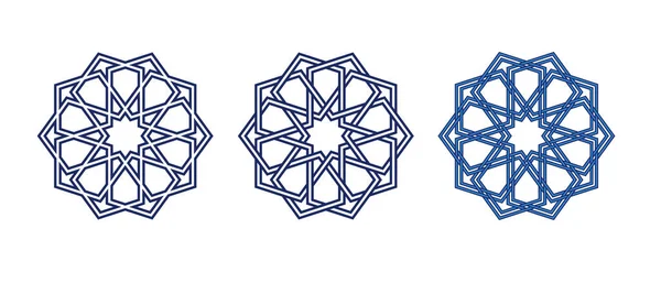 Roseta tradicional islámica — Vector de stock