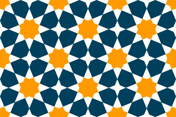 Modello geometrico islamico senza cuciture — Vettoriale Stock