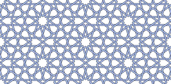 Geometriska islamiska sömlösa mönster — Stock vektor