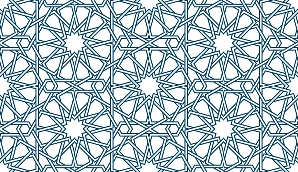 Геометрический исламский бесшовный покровитель — стоковый вектор