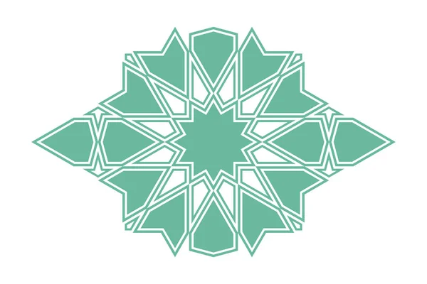 Traditionelle islamische Rosette — Stockvektor