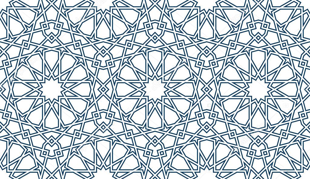 Geometric Islamic Seamless Pattern