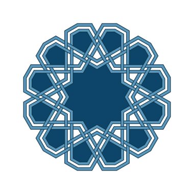 Ramazan tebrik kartı için İslami takı rozeti