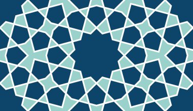 Ramazan kartlarının Pers geometrik İslami deseni