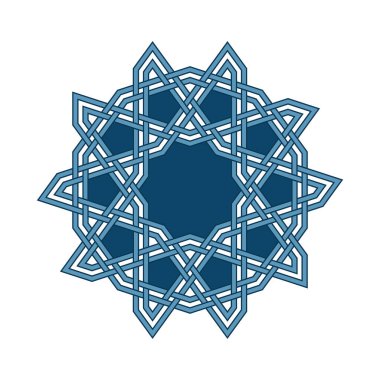 Ramazan tebrik kartı için İslami takı rozeti