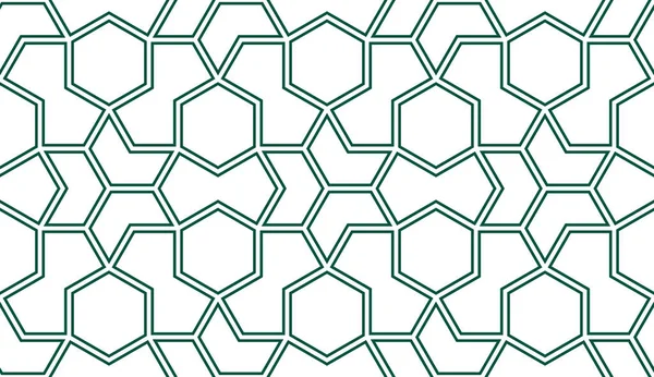 Persian geometric Islamic pattern of Ramadan cards — Stock Vector