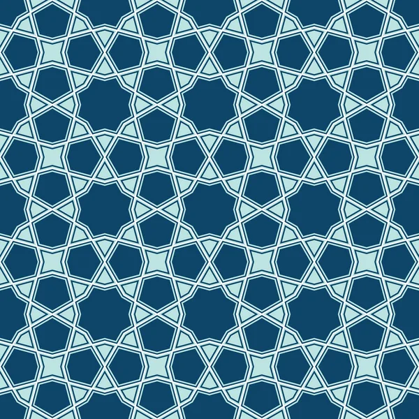 Персидская геометрическая исламская модель карт Рамадана — стоковый вектор