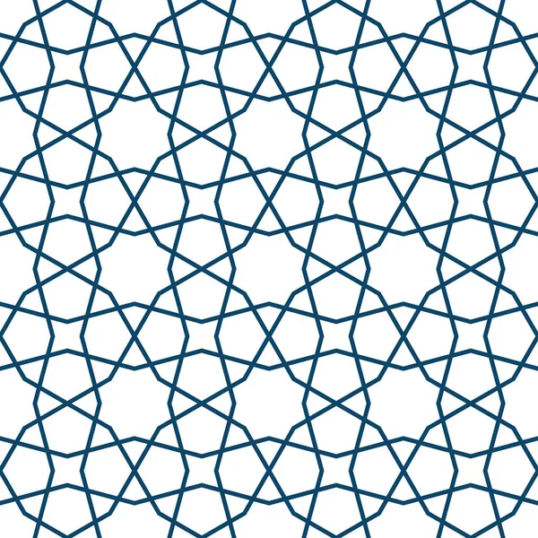 Persian geometric mosaic pattern for Ramadan card — Stock Vector