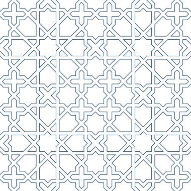 Ramazan kartı için Farsça geometrik mozaik desen