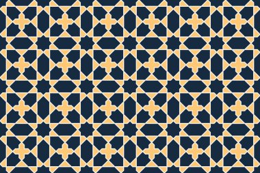 Ramazan kartı için Farsça geometrik mozaik desen