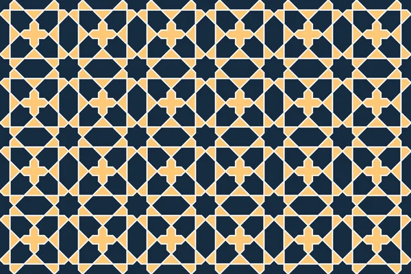 Persische geometrische Mosaikmuster für Ramadan-Karte — Stockvektor