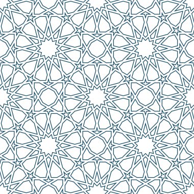 Ramazan kartı için Farsça geometrik mozaik desen