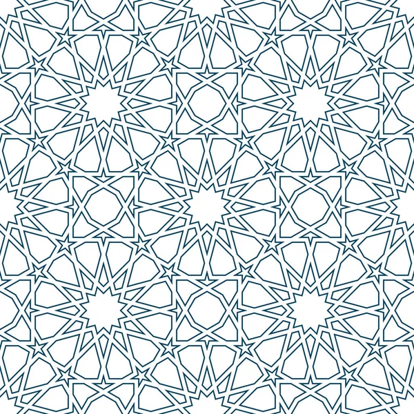 Modèle de mosaïque géométrique persane pour carte Ramadan — Image vectorielle