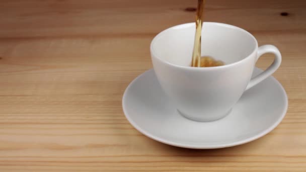 Tasse Tee — Stockvideo