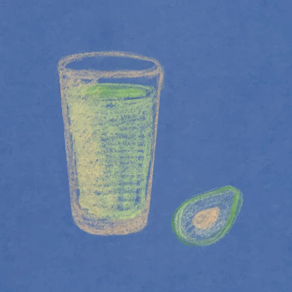 Smoothie vert — Image vectorielle