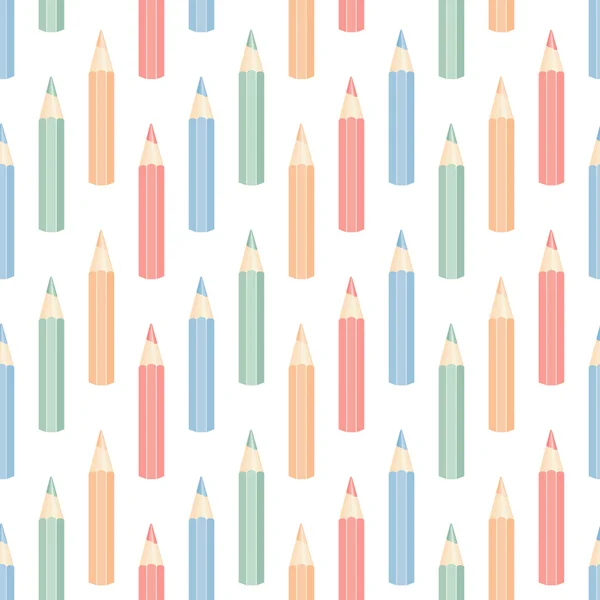 Crayons sans couture — Image vectorielle