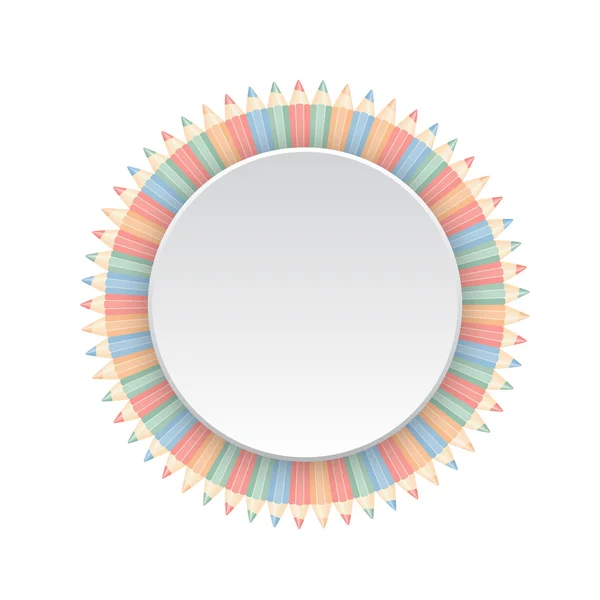 Round frame — Stock Vector