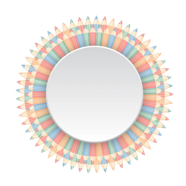 Round frame — Stock Vector