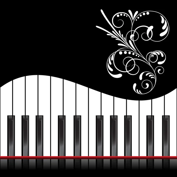Illustration pour piano — Image vectorielle
