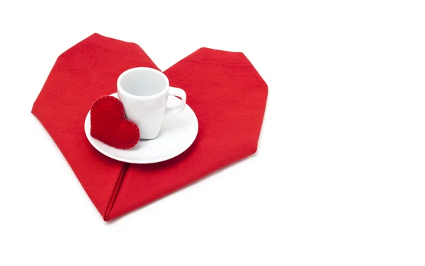 Kaffe valentine — Stockfoto