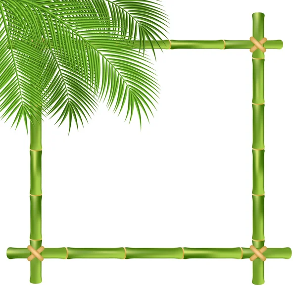 Quadro de bambu —  Vetores de Stock