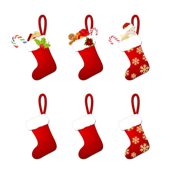 Різдвяні шкарпетки — стоковий вектор