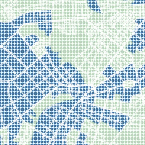 Polotónování mapa — Stockový vektor