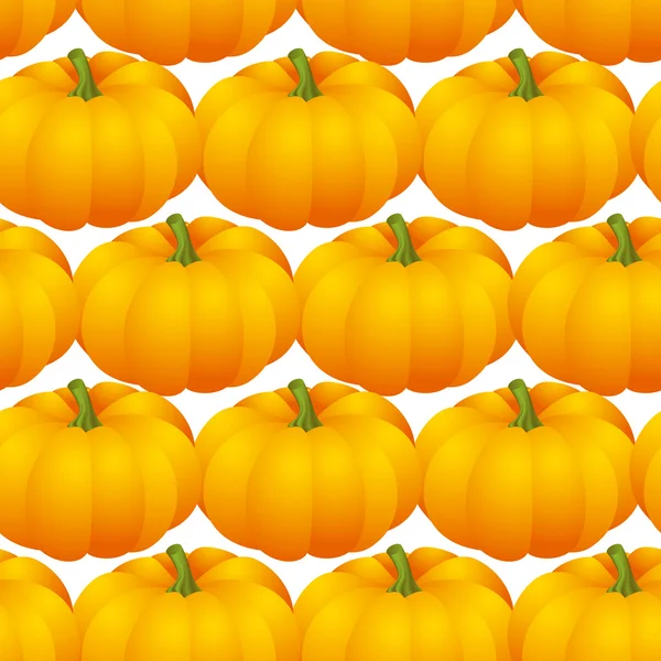 Citrouilles sans couture — Image vectorielle