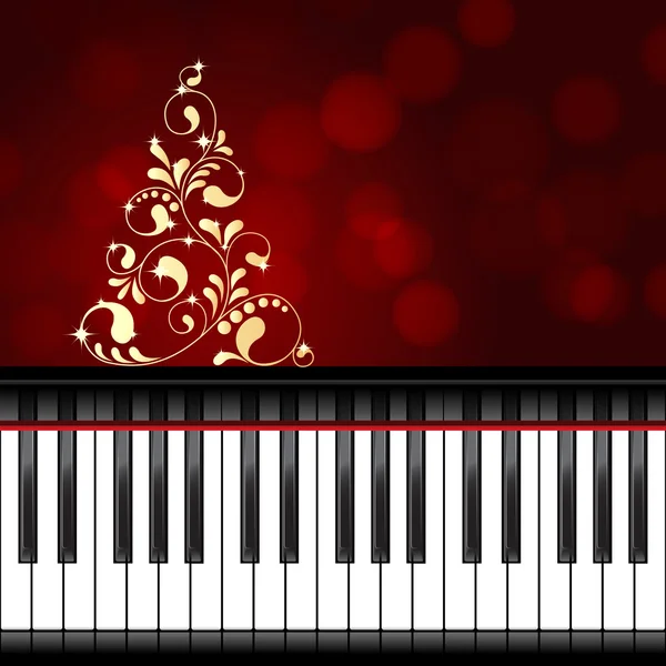 Plantilla de Navidad musical — Archivo Imágenes Vectoriales