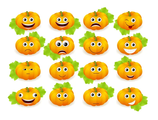 Calabaza emoticono — Archivo Imágenes Vectoriales