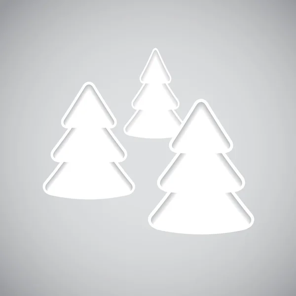 Papel de árbol de Navidad — Vector de stock