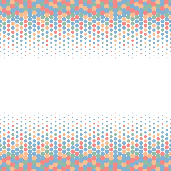 Halftone naadloze — Stockvector