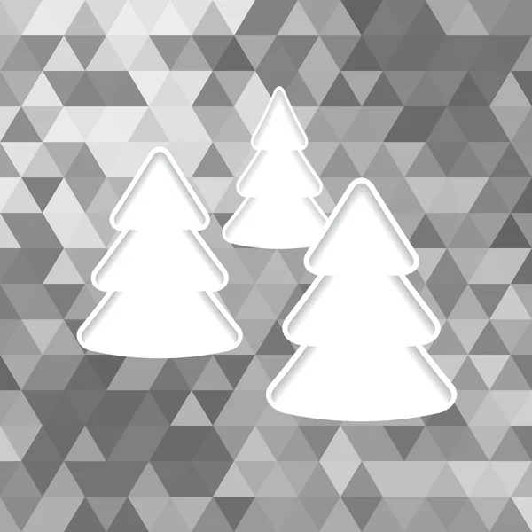 Papel de árbol de Navidad — Archivo Imágenes Vectoriales