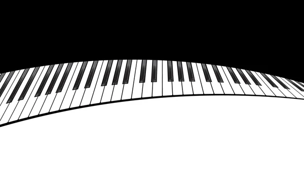 Piano template — Stock Vector