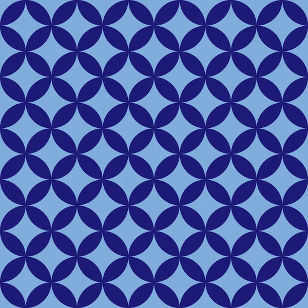 Nahtloses blaues Muster — Stockvektor