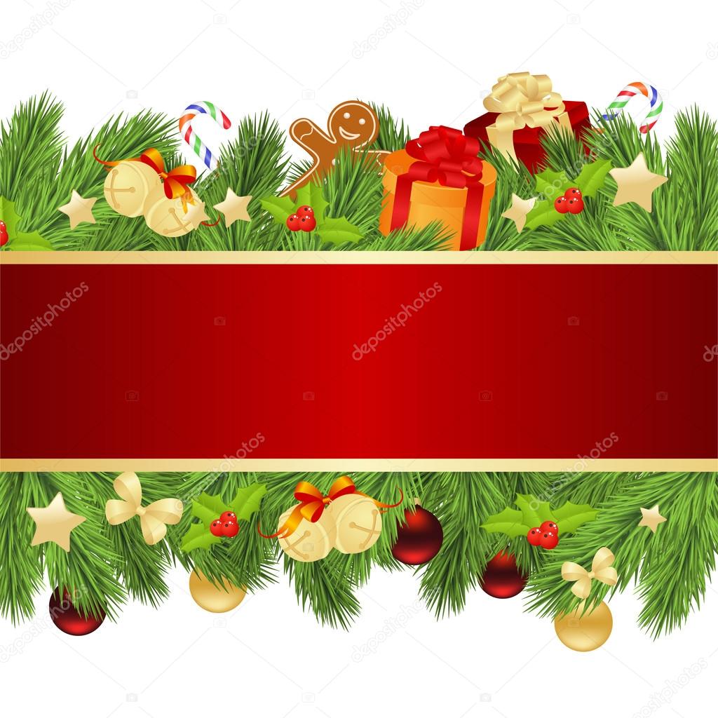 Christmas card template Stock Vector by ©Nataly-Nete 88275172