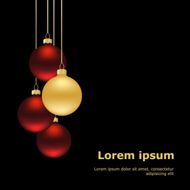 Noel topları arka planı