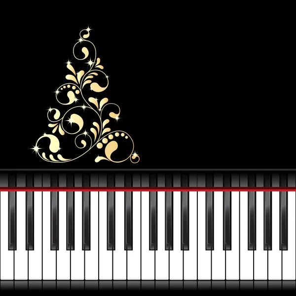Modèle de Noël musical — Image vectorielle