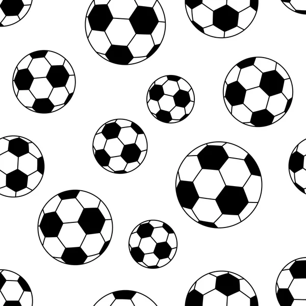 Ballon de football sans couture — Image vectorielle