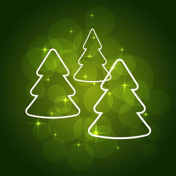 Christmas tree paper — Stock Vector