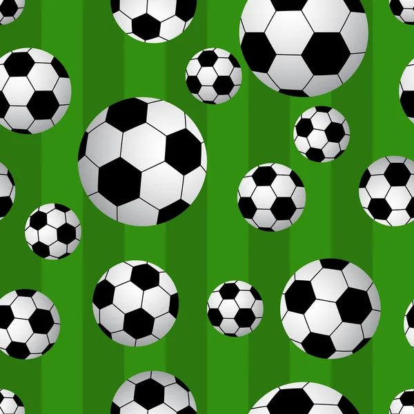 Bola de fútbol inconsútil — Vector de stock