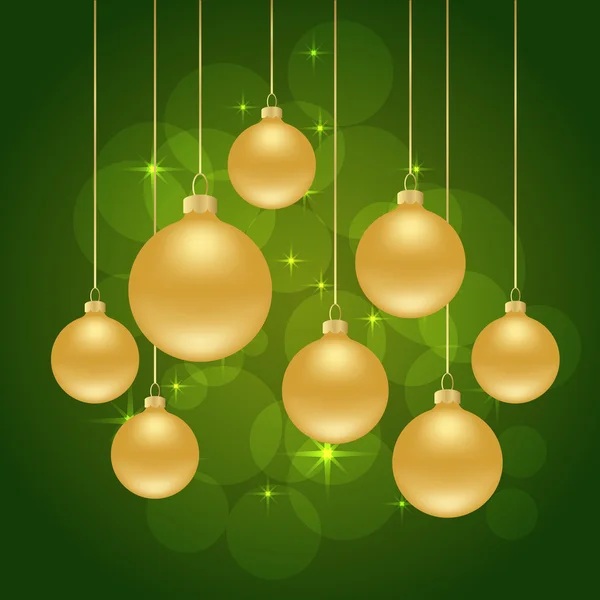 Kerstmis groene achtergrond — Stockvector