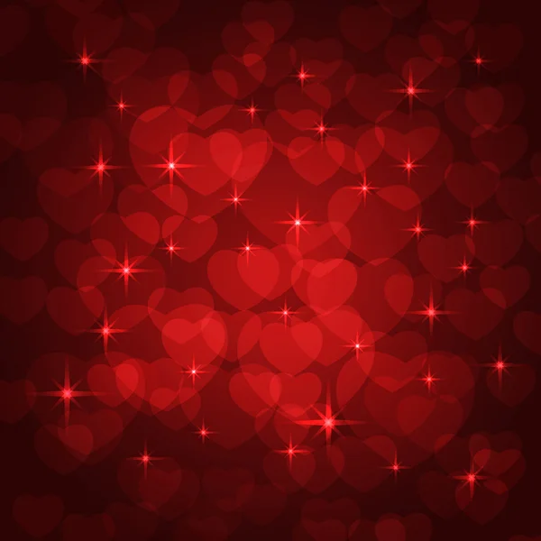 Fundo bokeh valentine —  Vetores de Stock