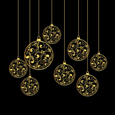 Noel siyah arka plan