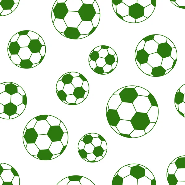 シームレスなサッカー ボール — ストックベクタ