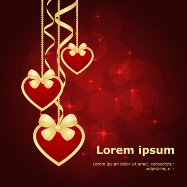 Sevgililer bokeh arka plan